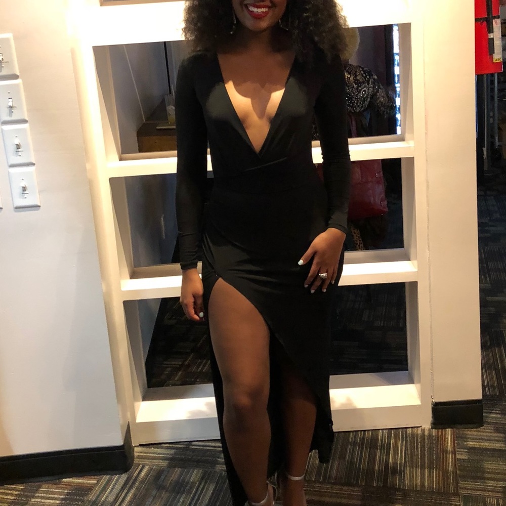 Sexy black dress